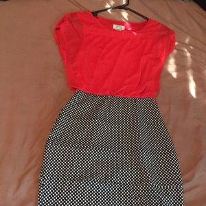 Polka dot dress